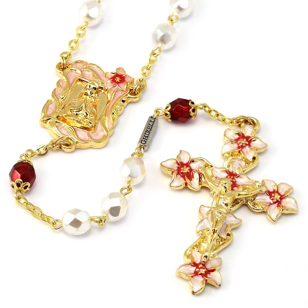 Rosario dorato Lourdes - Ghirelli Srl Italia