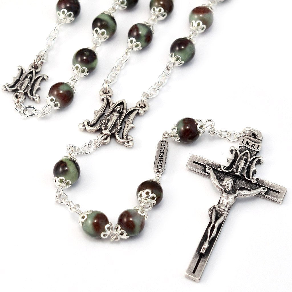 Rosario argentato "Dell'Annunciazione" - Ghirelli Srl Italia