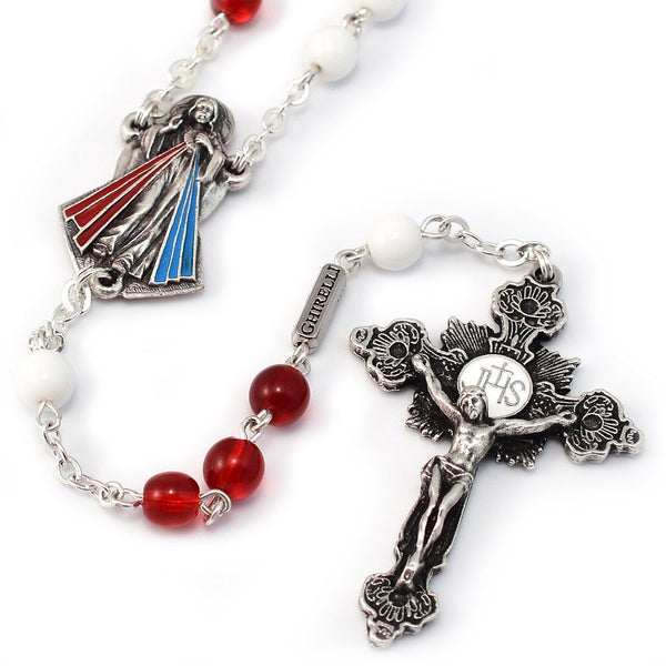 Rosario argentato "Divina Misericordia" - Ghirelli Srl Italia