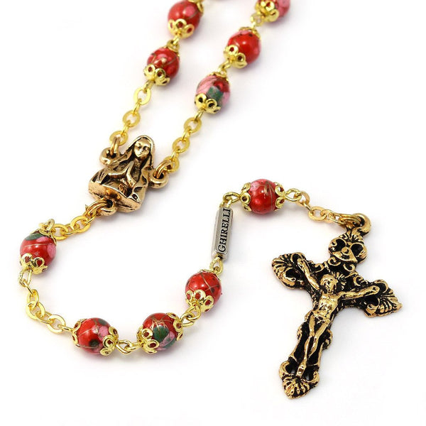 Rosario dorato Lourdes - Ghirelli Srl Italia