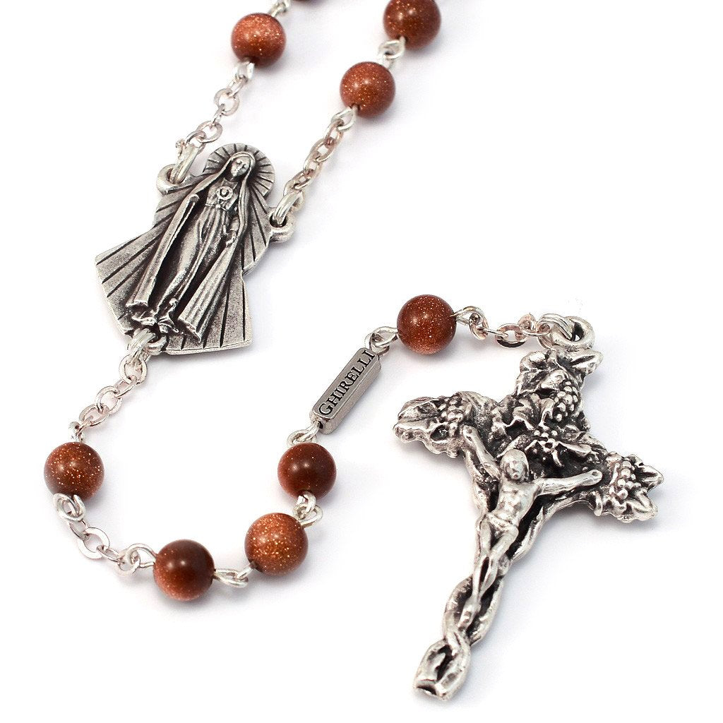 Rosario argentato Fatima - Ghirelli Srl Italia