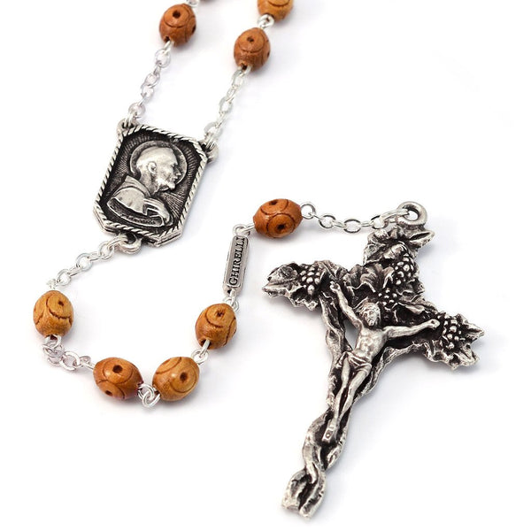 Rosario argentato "S. Francesco d'Assisi" - Ghirelli Srl Italia